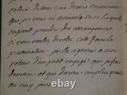 Stanislas the Knight of BOUFFLERS Signed Autograph Letter, 1762, 3 pages