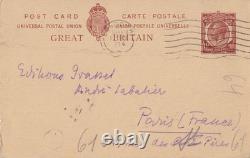Stefan ZWEIG Signed Autographed Letter Exile Card in London 1934