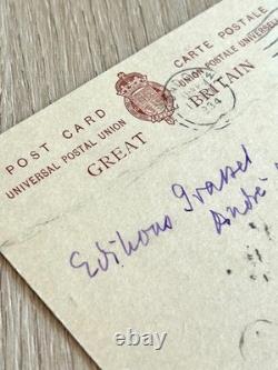 Stefan ZWEIG Signed Autographed Letter Exile Card in London 1934