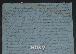 Sully PRUDHOMME AUTOGRAPH LETTER SIGNED TO Georges LAFENESTRE, 1902