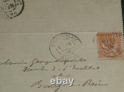 Sully Prudhomme Autographed Letter Signed to Georges Lafenestre 1902