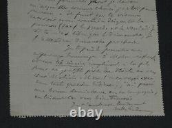 Sully Prudhomme Signed Autograph Letter to Lafenestre Legion of Honor 1905