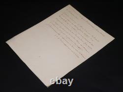 The Bishop of Alès, Louis-François de Bausset, signed autograph letter