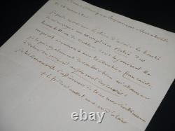 The Bishop of Alès, Louis-François de Bausset, signed autograph letter
