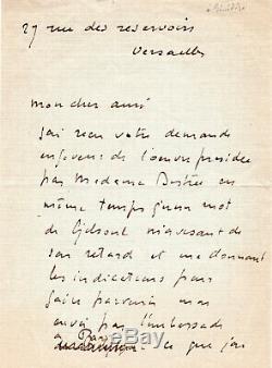 The Sidaner Henri, Painter, Autograph Letter Signed Léonce Bénédite