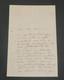 Th&eacute;odore Gudin, French Painter, Autograph Signed Letter, February 14, 1864