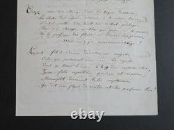 Théodore GUDIN, French painter, autograph signed letter, February 14, 1864