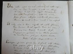 Théodore GUDIN, French painter, autograph signed letter, February 14, 1864