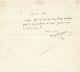 Theophile Gautier Autograph Letter Signed To Madame Grisi