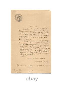 Théophile Gautier (son) / Signed Autograph Letter / Richard Wagner / Music