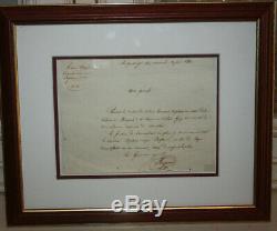Thomas Robert Bugeaud, Duke Of Isly Las Autograph Letter Signed Army Afriq