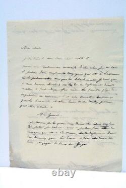 Two autograph letters signed by Count de Castellane, Perpignan, 1838
