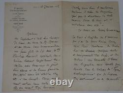 Uzanne Joseph- Signed Autography Letter, Contemporary Figures 1912