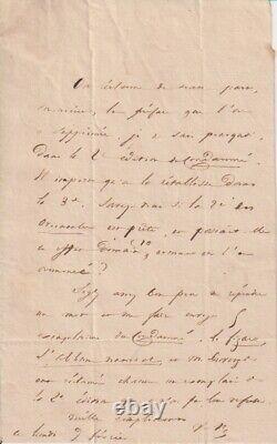VICTOR HUGO handwritten signed letter THE LAST DAY OF A CONDEMNED/ORIENTALES
