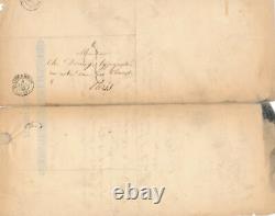 VILLET-COLLIGNON Autographed letter signed DERRIEY order character printing