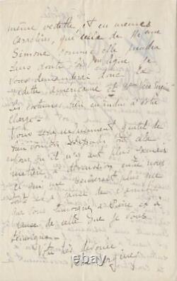 Vera Sergine Autograph Letter Signed To Henri Hertz
