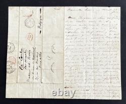 Victor Hugo Autograph Letter Signed: Republics and Italian Unity