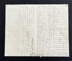Victor Hugo Autograph Letter Signed: Republics and Italian Unity