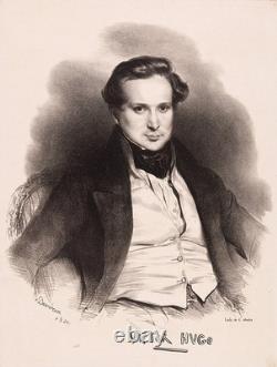 Victor Hugo Autographed Letter Signed Foucher Zimmerman 1832