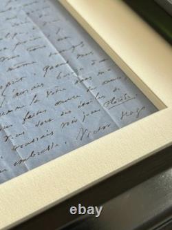 Victor Hugo Beautiful Autographed Letter Signed to Théodore de Banville