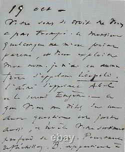 Victor Hugo Signed Autograph Letter
