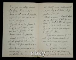 Victorin JONCIÈRES SIGNED AUTOGRAPH LETTER TO Louis GALLET