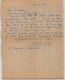 Violette Leduc Autographed Letter To Adriana Salem Falcon Vaucluse 1961