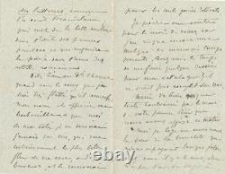 Wine! Paul-Désiré TROUILLEBERT signed autograph letter to Paul NANCEY