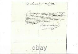 Year 1770. Louis Xv. Duke Of Choiseul. Handwritten Letter Signed. Dragons. Rare++