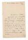 (dreyfus Affair / Émile Zola) / Signed Letter Of Paul Alexis / Slander