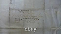 1615 PARCHEMIN signé LOUIS XIII lettre CHRISTOPHE de HARLAY Comte BEAUMONT sceau