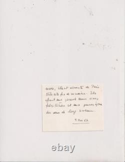1933- 1981. Pierre Berès. 3 documents. Lettre autographe signée. Lettre signée