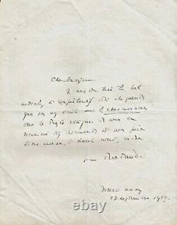 368a-lettre Autographe-signée-jean Rostand-écrivain-27 Septembre 1929