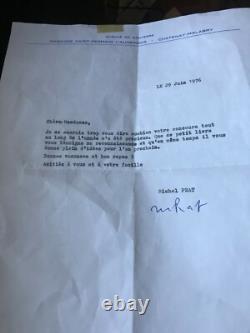 3 Lettres Manuscrites Autographes Signees
