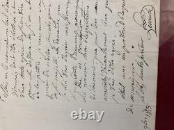 3 Lettres Signées du Maréchal Lecourbe 09/ 1815, Au Duc De Feltre, à Son Épouse