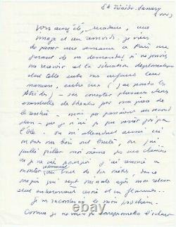 ANOUILH Jean (1910-1987) lettre autographe signée à la Princesse Bibesco 1970