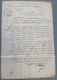 Armee D'italie / Lettre Sign&eacute;e Aubernon, Commissaire Ordonnateur Chef / An 8