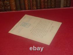 AVIATION JACQUES MORTANE LETTRE AUTOGRAPHE SIGNEE (Ecrivain) 1922 Lafitte