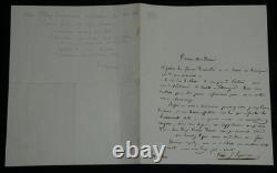 Abbé Félix Coquereau Lettre autographe signée 1848