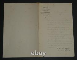 Abbé MOIGNO BELLE LETTRE AUTOGRAPHE SIGNÉE, POUR LA BÉNÉDICTION DE SES OEUVRES