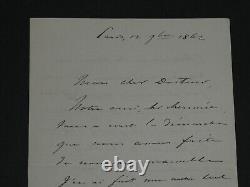 Achille Fould Lettre autographe signée Gouvernement de Juillet 1862 4pages