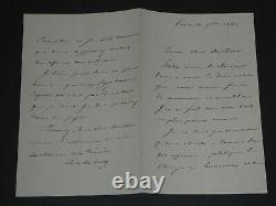 Achille Fould Lettre autographe signée Gouvernement de Juillet 1862 4pages