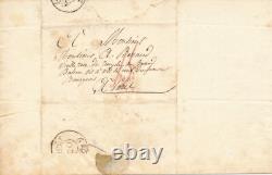 Adélaïde Gillette DUFRÉNOY lettre autographe signée 1820 Hommage Demoiselles