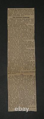 Adolphe Léon Willette LETTRE AUTOGRAPHE SIGNÉE L'Age d'Or, et petits papiers