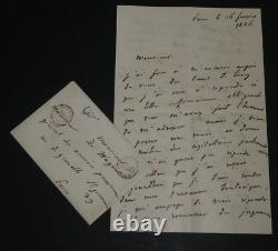 Adolphe THIERS Lettre autographe signée à un Général d'Armée, 1846