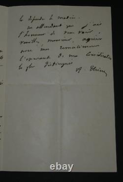 Adolphe THIERS Lettre autographe signée à un Général d'Armée, 1846