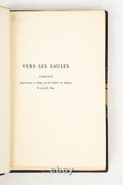 Albert GLATIGNY 4 edt Originales + une lettre signée + envoi autographe. Reliure