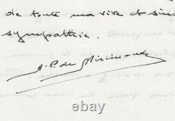 Albert P. De Mirimonde, Lettre autographe signée Etourdi! 2 pages, 1969