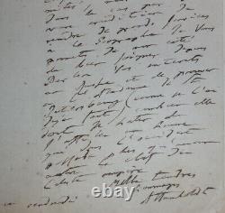 Alexander von Humboldt Lettre autographe signée