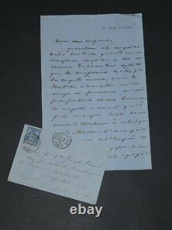 Alexandre DUMAS Fils Lettre autographe signée à Joseph Primoli, 1879